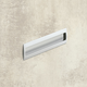 greep om in te laten Misnia, boorafstand 96, L 116 mm, B 54 mm, H 18.5 mm, Aluminiumkleurig