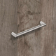 Greep Narona, boorafstand 128, L 140 mm, H 30 mm, ø 12 mm, roestvrij staal geborsteld