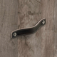 Greep Nica, boorafstand 128, L 158 mm, B 25 mm, H 3 mm, donkerbruin leer