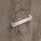 Greep Nursia, boorafstand 160, L 168 mm, B 24 mm, H 30 mm, roestvrij staal finish geborsteld
