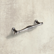 Greep Osimo, boorafstand 96, L 120 mm, H 22 mm, ø 13 mm, tinkleurig antiek