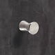 Knop Sion, H 23 mm, ø 16 mm, roestvrij staal geborsteld