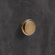 Knop Solva, H 23 mm, ø 30 mm, messingkleurig antiek