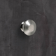 Knop Spalatum, H 23 mm, ø 30 mm, roestvrij staal geborsteld