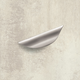Greep Trento, boorafstand 96, L 171 mm, B 24 mm, H 18 mm, roestvrij staal finish geborsteld