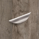 Greep Trento, boorafstand 96, L 171 mm, B 24 mm, H 18 mm, roestvrij staal finish geborsteld