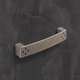 Greep Vesontio, boorafstand 128, L 148 mm, B 24 mm, H 28 mm, tinkleurig