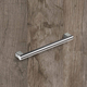 Greep Vieste, boorafstand 128, L 152 mm, H 30 mm, ø 12 mm, roestvrij staal finish geborsteld