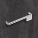 Greep Zenga links, boorafstand 192, L 201 mm, B 36 mm, H 30 mm, glans verchroomd