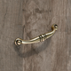 Greep Alberta, boorafstand 96, L 110 mm, B 14 mm, H 28 mm, messingkleurig antiek