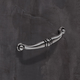 Greep Alberta, boorafstand 96, L 110 mm, B 14 mm, H 28 mm, tinkleurig antiek