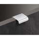 Greep Empoli, boorafstand 25, L 38 mm, B 36 mm, H 15 mm, Mat verchroomd