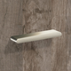 Greep Fermo, boorafstand 32 / 64 mm, L 74 mm, B 7 mm, H 27 mm, roestvrij staal finish geborsteld