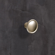 Knop Galleno, H 27 mm, ø 35 mm, Mat vernikkeld