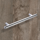 stanggreep Hale, boorafstand 192, L 252 mm, H 35 mm, ø 12 mm, glans verchroomd