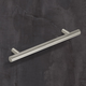 stanggreep Hale, boorafstand 96, L 156 mm, H 35 mm, ø 12 mm, roestvrij staal finish geborsteld
