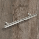 stanggreep Hale, boorafstand 96, L 156 mm, H 35 mm, ø 12 mm, roestvrij staal finish geborsteld