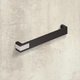 Greep Intra, boorafstand 192, L 204 mm, B 25 mm, H 26 mm, Mat zwart / roestvrij staal finish geborsteld