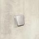 Knop Milo, boorafstand 16, L 40 mm, B 41 mm, H 28 mm, roestvrij staal finish geborsteld