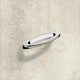 Greep Neapolis, boorafstand 96, L 148 mm, B 15 mm, H 41 mm, glans verchroomd