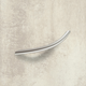 Greep Nicia, boorafstand 160, L 184 mm, H 32 mm, ø 10 mm, Mat vernikkeld