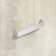 Greep Nursia, boorafstand 160, L 168 mm, B 24 mm, H 30 mm, Mat verchroomd