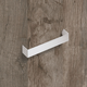 Greep Nursia, boorafstand 160, L 168 mm, B 24 mm, H 30 mm, Mat verchroomd