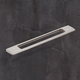 Greep Nubia, boorafstand 192, L 245 mm, B 8 mm, H 35 mm, roestvrij staal finish geborsteld