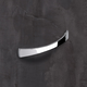 Greep Parma, boorafstand 128, L 138 mm, B 17 mm, H 25 mm, glans verchroomd