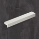 Greep Rovigo, boorafstand 128, L 143 mm, B 16 mm, H 25 mm, Aluminium geëloxeerd