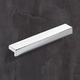 Greep Rovigo, boorafstand 160, L 175 mm, B 16 mm, H 25 mm, glans verchroomd