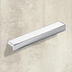 Greep Rovigo, boorafstand 160, L 175 mm, B 16 mm, H 25 mm, glans verchroomd