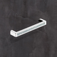 Greep Saturnia, boorafstand 128, L 140 mm, B 12 mm, H 26 mm, glans verchroomd