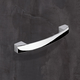Greep Vantania, boorafstand 128, L 144 mm, B 14 mm, H 27 mm, glans verchroomd
