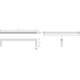 Greep fitis gietijzer ijzerkleur ba 160mm l170mm