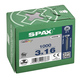 Houtschroef SPAX-S PK Pozidrive met verzonken kop 3 x 16