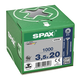 Houtschroef SPAX-S PK Pozidrive met verzonken kop 3.5 x 20