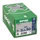 Houtschroef SPAX-S PK Pozidrive met verzonken kop 3.5 x 50