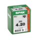 Houtschroef zwart SPAX-S PK Pozidrive met verzonken kop 4 x 20