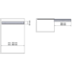 Chic line dassenhouder antraciet  l.310mm links