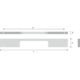 Greep laia-m donker brons ba 224mm
