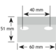 Ophangprofiel 60mm verzinkt