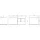 Highline 1 afvalemmer 10+10+16l rvs k.50cm volledig uittrekbaar met SoftClose