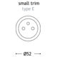 Rond 2.0 - multifit stopcontact b-f lbrons/wit