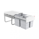 Hailo tandem R ii 18l + 2x8,5l grijs