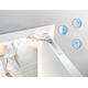 Geze active stop zilver (inbouw)