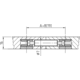 Dubbele drevel staal spanmaat 60mm