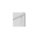 Push to open Silent, voor schroefbevestiging, wit
