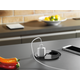 Twist mat zwart b-f 2 stopcontacten -- 931.152