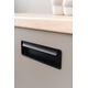 Komgreep FOLD BA128 L174 zamak geborsteld nikkel